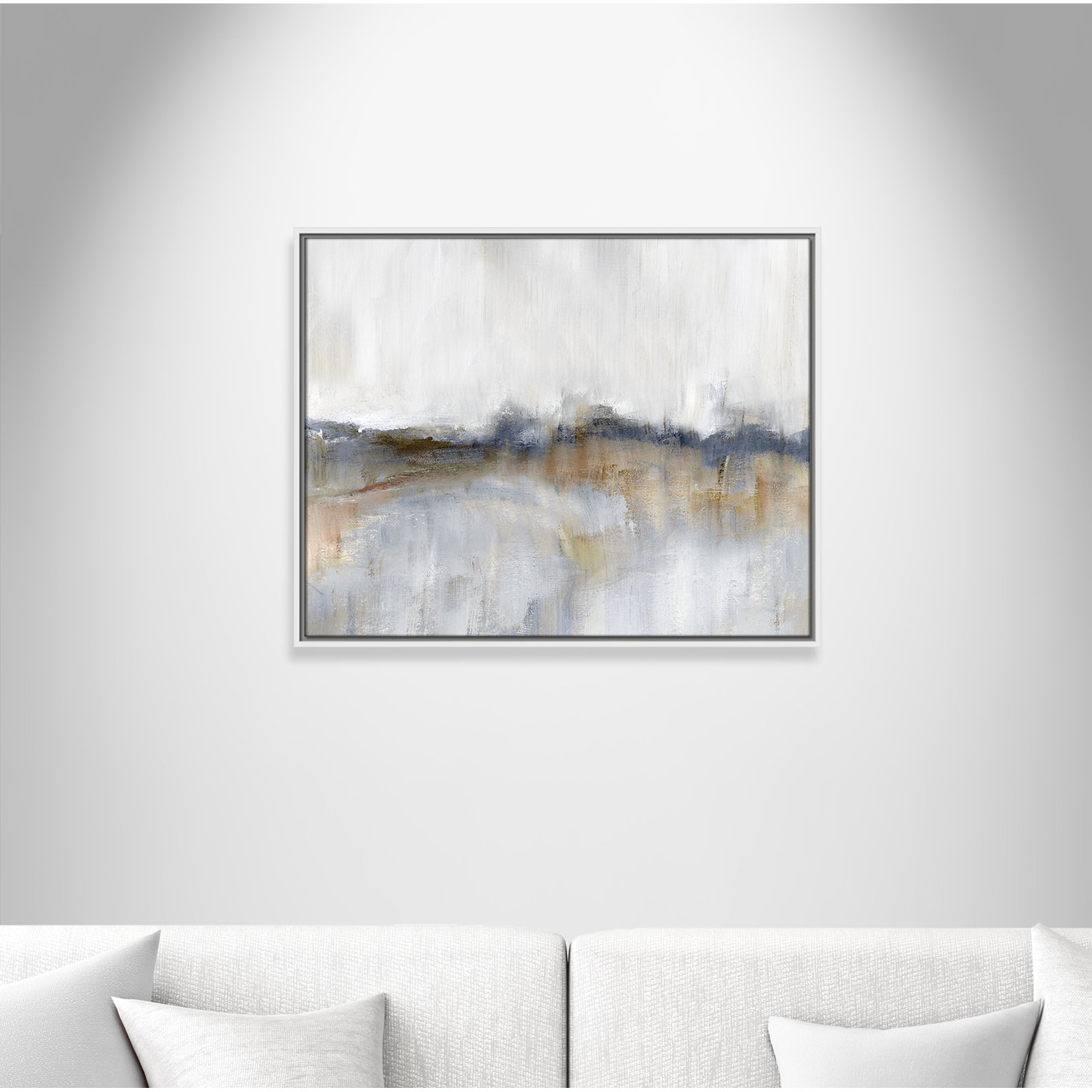 Autumnal Tide Print by Nan, 23.5" H x 29.5" W, White