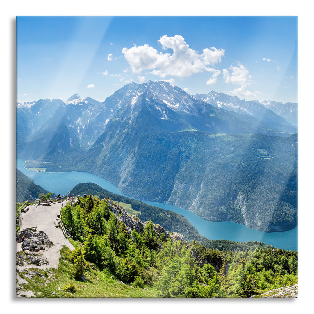 Glasbild Königssee in Bayern