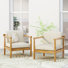 Chaise de patio avec coussins