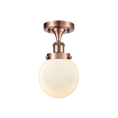 Plafonnier semi-encastré 6 lumières Georffrey