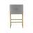 Robicheaux Pleated Velvet Counter Stool-84456248
