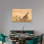 «Yawning Cheetah And Cubs Peaceful Contemporary Cat Nature Wildlife», art mural-129006738