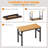 Space-Saving Folding Computer Desk For Small Apartments, Effortless Setup And Modern Style