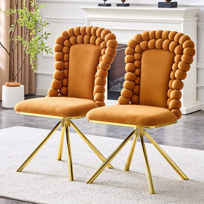 Chaises d'appoint modernes rembourrées pour la salle à manger