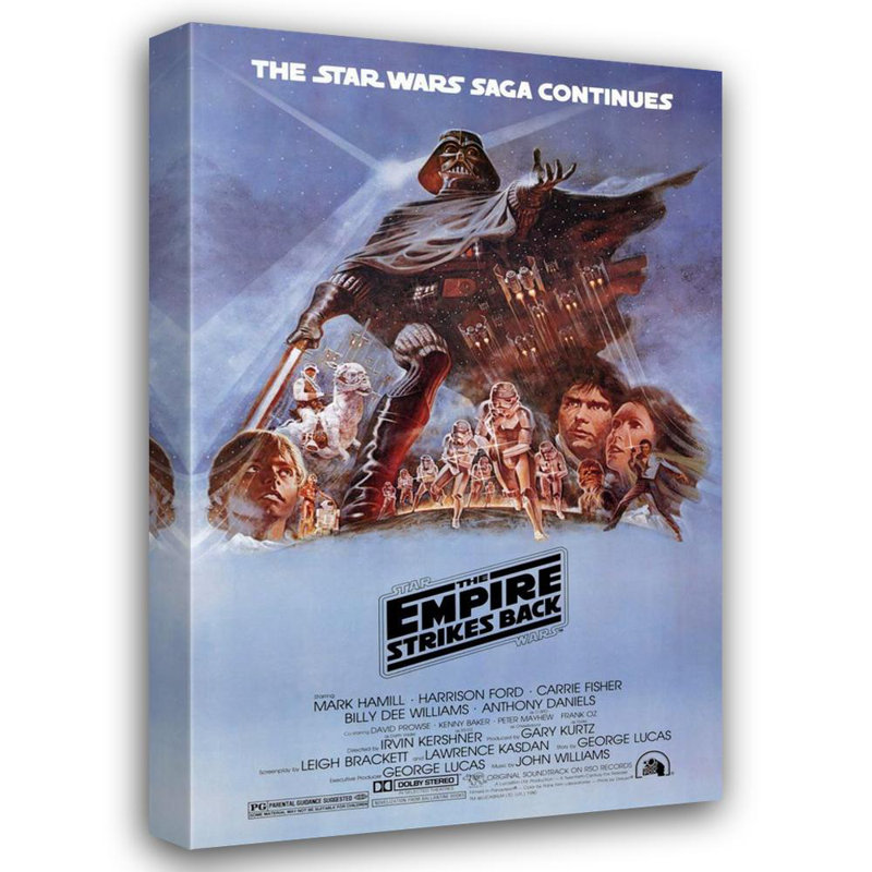 The Empire Strikes Back, H 24 po x l 15 po
