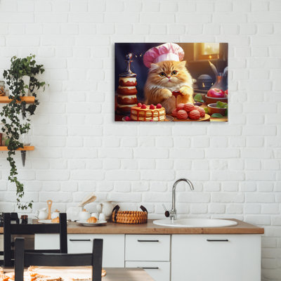 Toile de chat Fluffy Baker, design par Image World