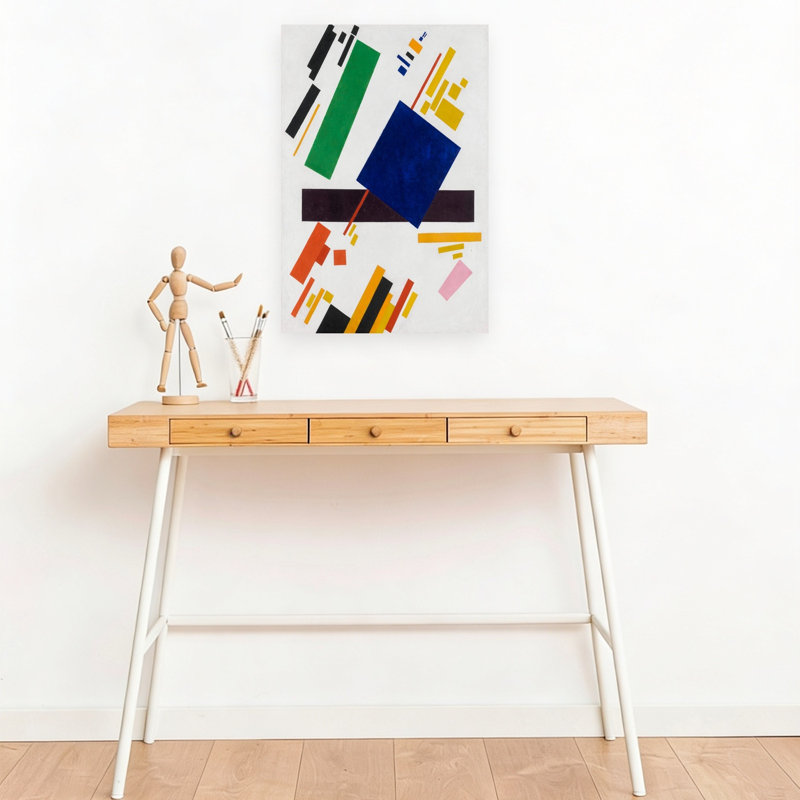 Suprematist Composition, 1916 Abstract Classic Colorful Wall Art Print by Kazimir Severinovich Malevich - Wrapped Canvas Print
