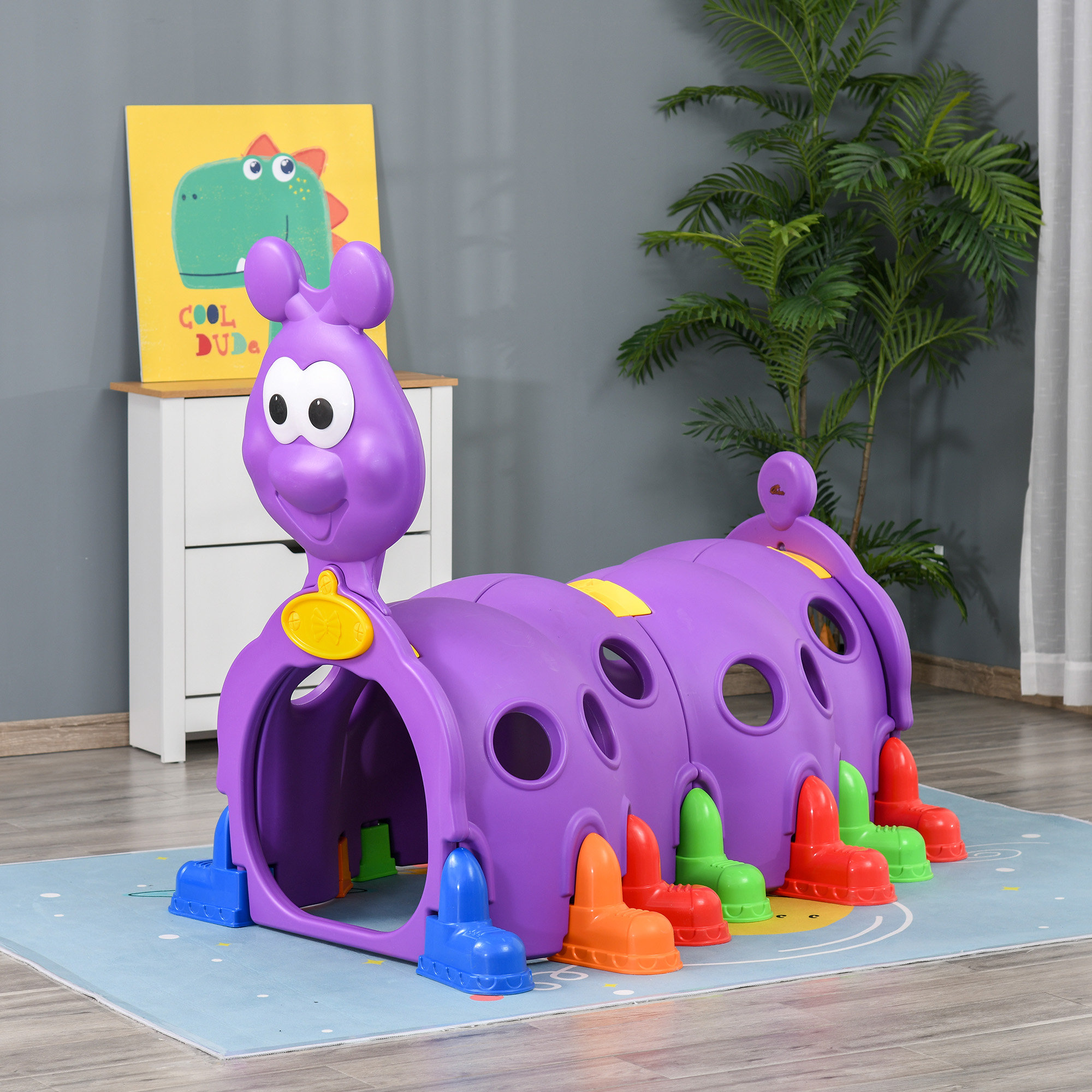 Qaba Caterpillar Kids Dome Climber & Reviews | Wayfair