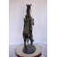 Statue de cheval en bronze bronze - sculpture moyenne élégante pour collectionneurs d'art unique, L 28 po x l 11 po x H 40 po