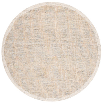 Lukas Hand Tufted Wool/Cotton Solid Color Rug in Gray