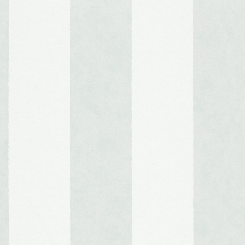 Flora Collection Thick Stripe Wallpaper Roll, Green