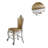 23'' H Faux Leather Upholstered Side Chair
