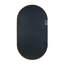 Miroir ovale en métal doré 20 po x 33 po-858854728
