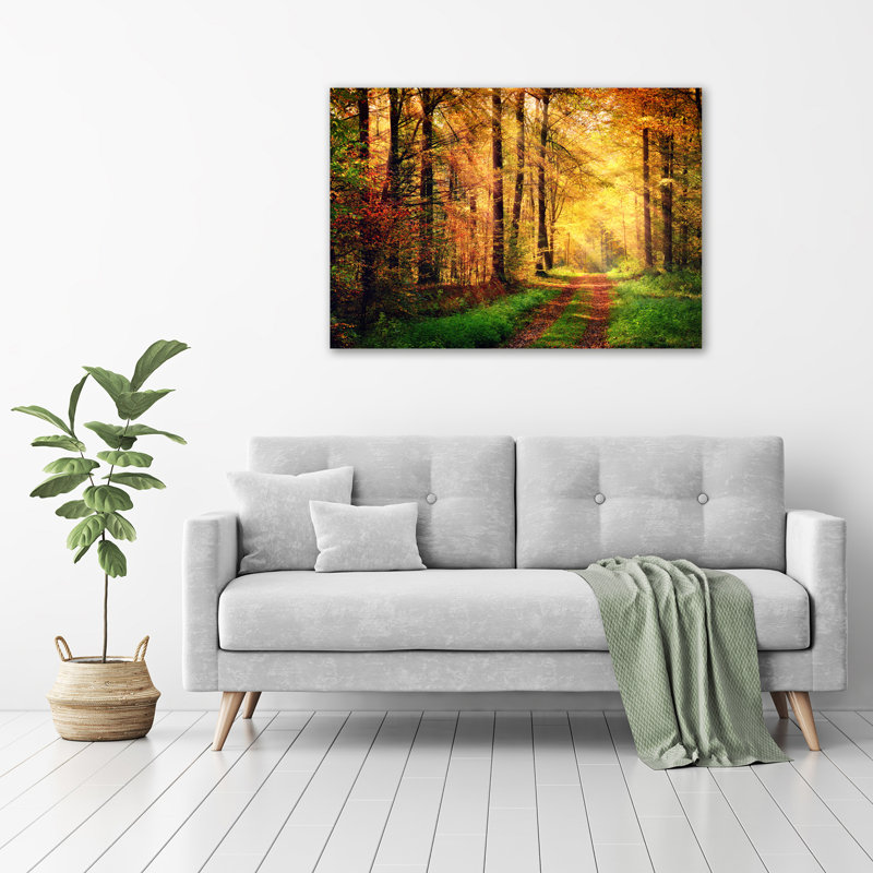 Autumn Forest - No Frame Print on Glass