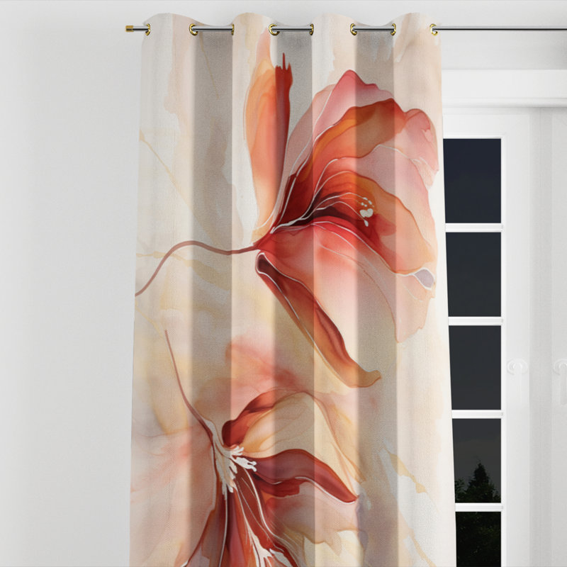 Analaura - Rideau à œillets occultant moderne - 1 panneau, l 52" x L 84", Œillets dorés