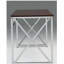 Bureau en MDF Madison / chrome Madison