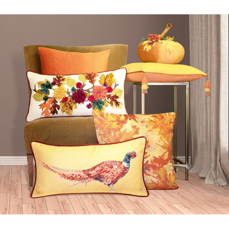  Housse et insert de coussin fantaisie, Orange