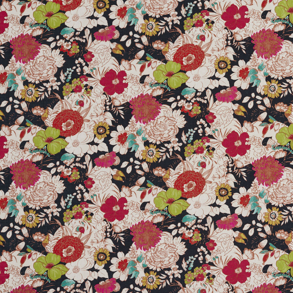 Floral Print Fabric Wildon Home® 
