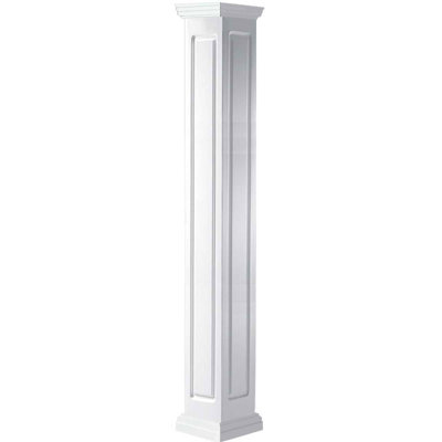 Ensemble de colonne surélevée carrée Premium Premium