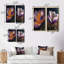 «Blooming Crocus», 2 pièces sur toile-197182854-197182848
