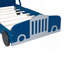 Lit plateforme en forme de voiture avec roulettes-1046651324
