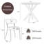 3 Pieces Round Dining Table Set for 2-579067044
