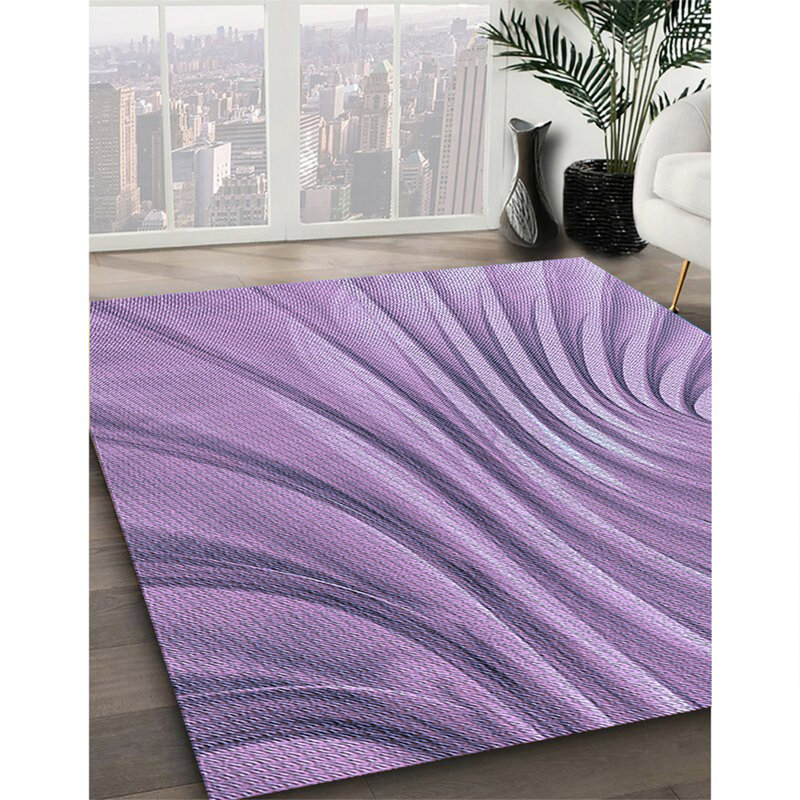 Tapis 100% à motif lavable à la machine 2989, Carré de 6 pi