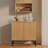 31.5” Fluted Cabinet, Sideboard Buffet Cabinet With 2 Doors And Adjustable Shelves, Storage Cabinet For Living Room And Bathroom, White-1576080288