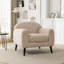 Chaise d'appoint rembourrée avec accoudoirs ronds Deivi-1632049341