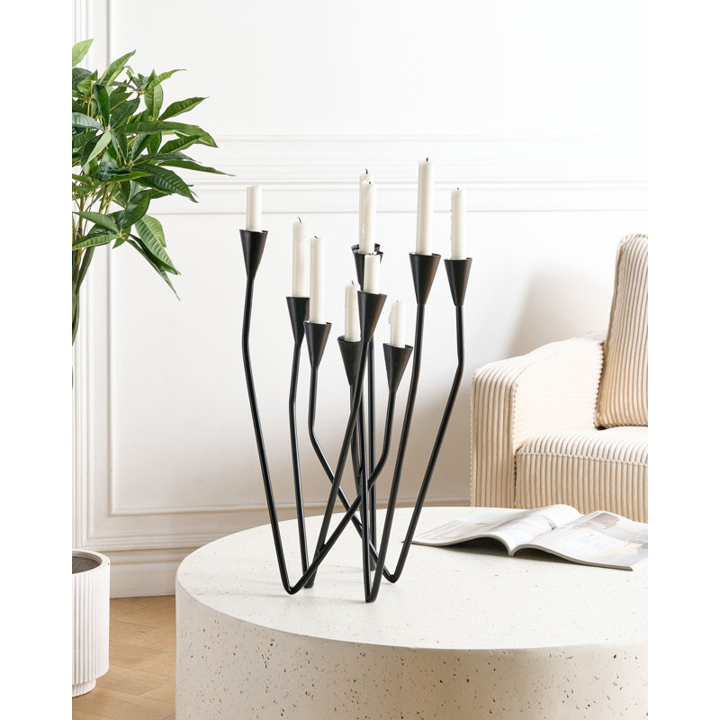 MATOSINHOS Metal Tabletop Candelabra