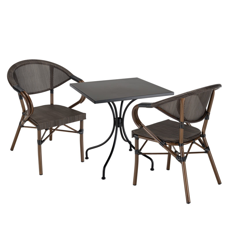 Lanark 2 - Person Patio Dining Set with Square Table