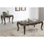 Table de bout Traditional en faux marbre (avec table basse uniquement)