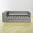 Upholstered Platform Bed With Trundle, Integrated Desk And Storage Shelve-1390732926
