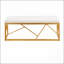 Folia Glam Metal Bench In Gold Steel-498970044