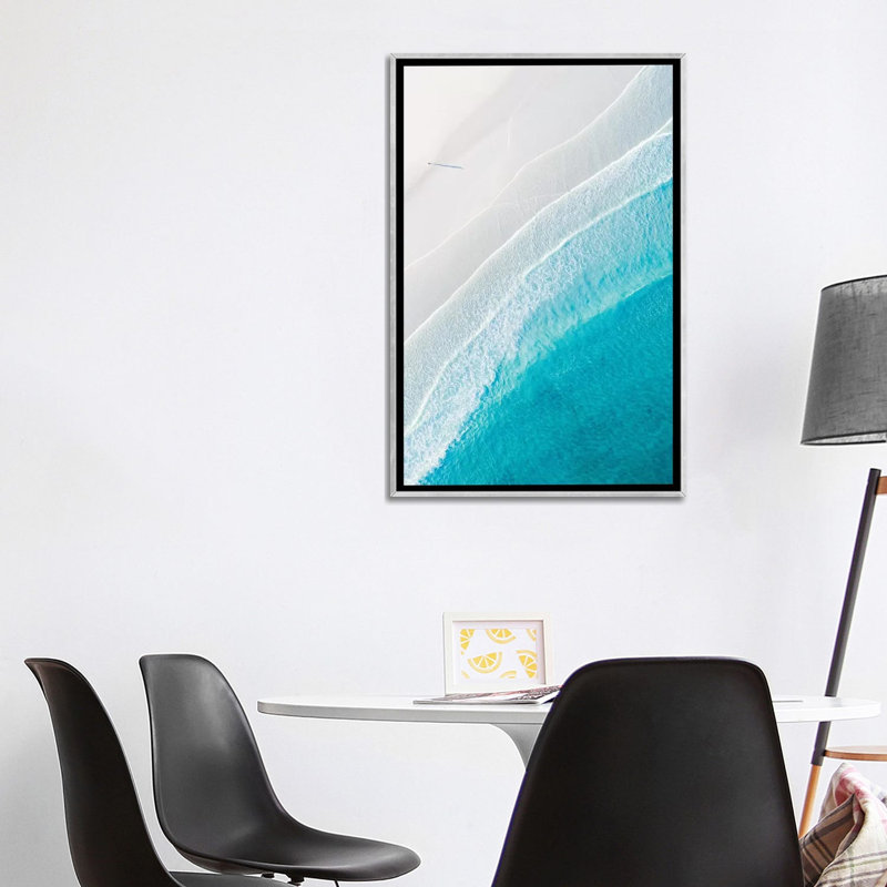 "Océan divisé I" par Jaxon Roberts-reproduction de photo, Pas de tapis, H 40 po x l 26 po x P 1,5 po
