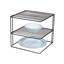 Tablette de coin de cuisine | Rangement de coin à 2 niveaux | Étagère de coin autoportante en métal blanc-962130200