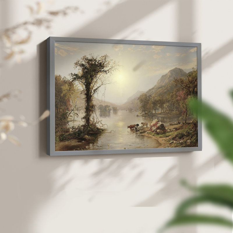 Paysages rétro-CLIV - reproduction encadrée