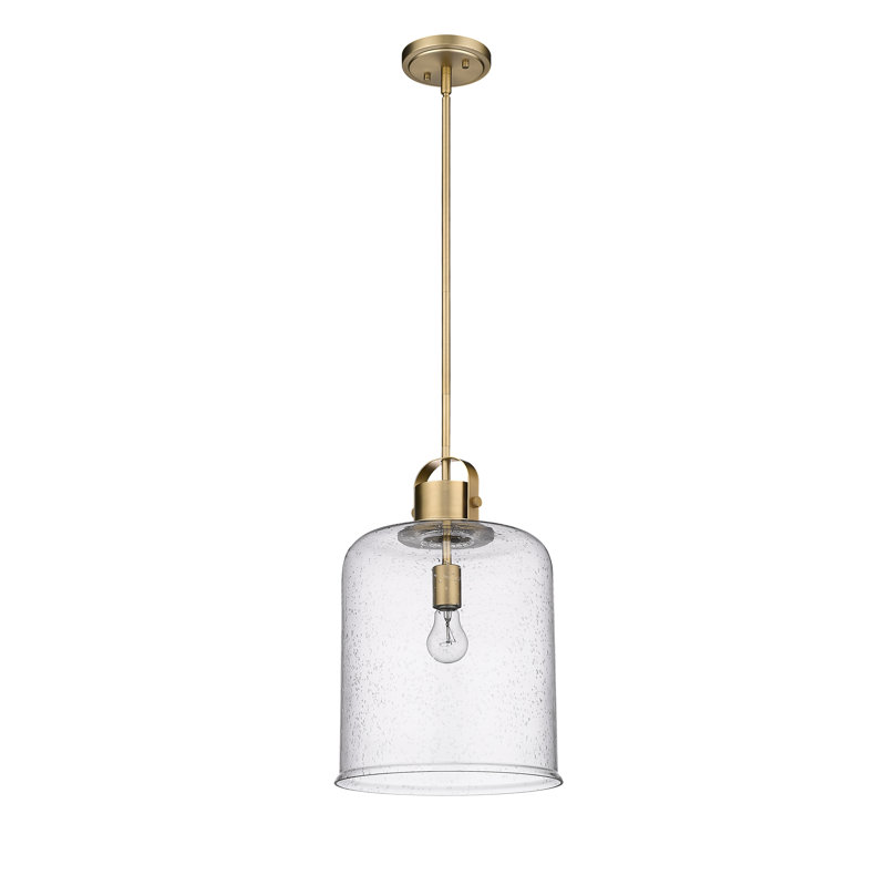 Luminaire suspendu 1 lumière Tyringham, H 99,25 po x l 12 po x P 12 po, Or héritage