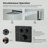 Cube 2-Function Thermostatic Complete Shower Faucet Set-134155022