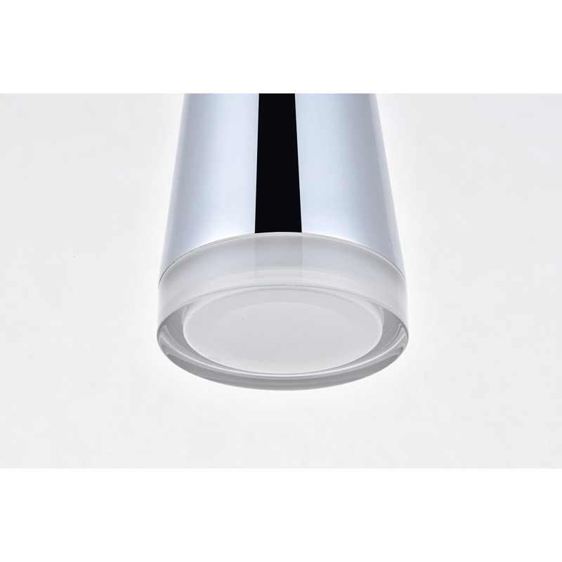 Gaelle 5 - Light Chrome LED Cluster Pendant