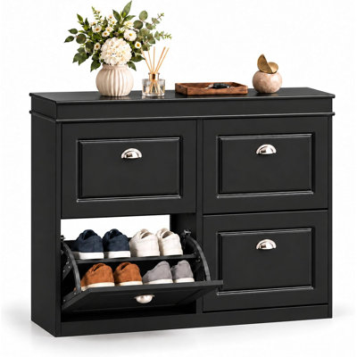 Moriah 16 - Pair Flip Down Shoe Storage