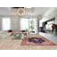 Tapis bleu 9 x 13