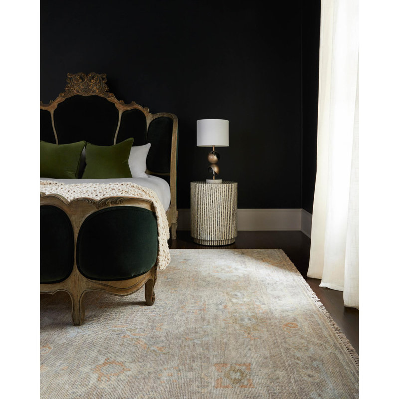 Wickvale Hand Knotted Area Rug, Rectangle 8' x 10'