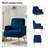 Daniela Armchair with Metal Legs-1202318787