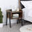 Industrial Bedside Table Nightstand Stackable End Table With Open Front Storage