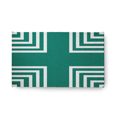Chenille Geometric Indoor Rug