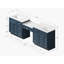 Meuble-lavabo double 108 po Disar-119231956