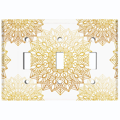 Plaque murale 3 lumières Mandala