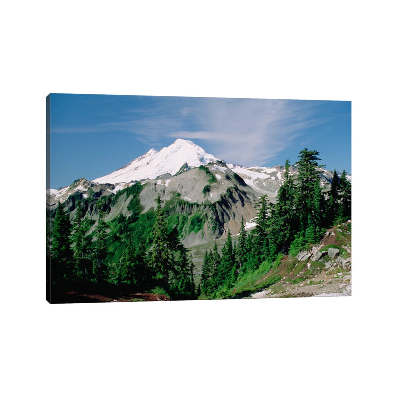 Mt Baker, Cascade Mountains, Washington by Tim Fitzharris - Wrapped Canvas Print, 101.6 cm H x 66.04 cm W x 1.91 cm D