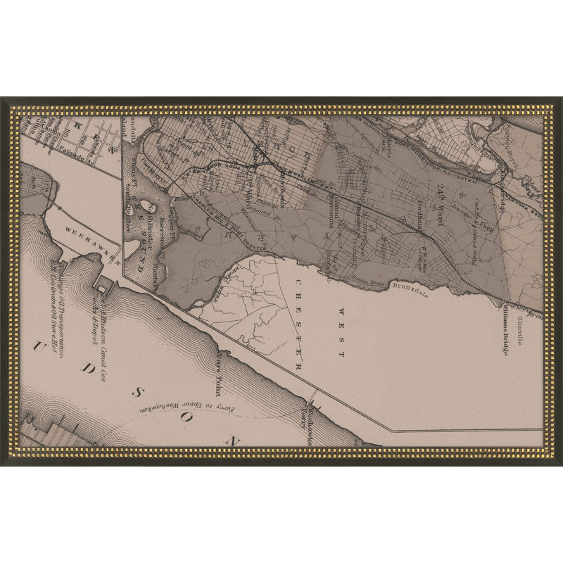 New York, grille rétro carte C